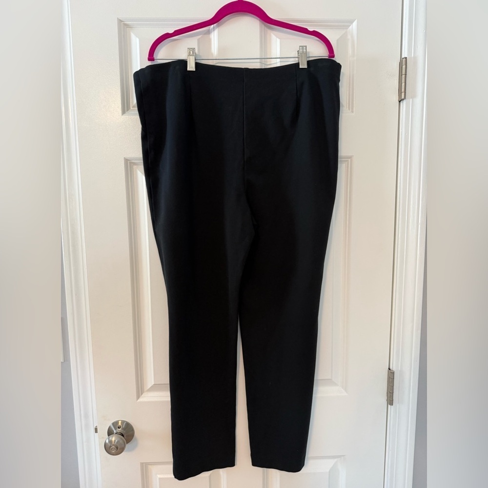 J. Jill | Black Ponte Slim Leg Leggings | Size L